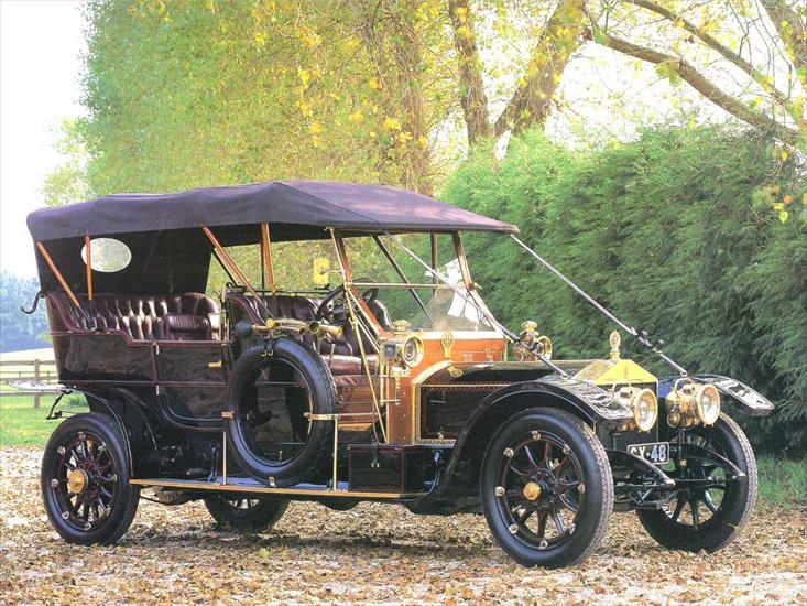 stare samochody - 1907 Rolls-Royce 40-50 Silver Ghost Touring Car Black.jpg