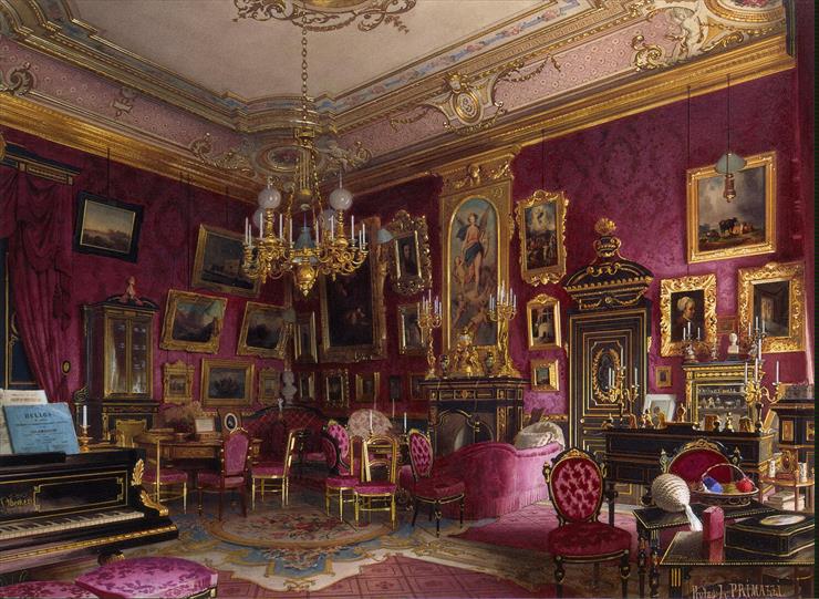 P - Premazzi Luigi - Mansion of Baron A.L. Stieglitz. The Study of Baroness Stieglitz - OR-44603.jpg