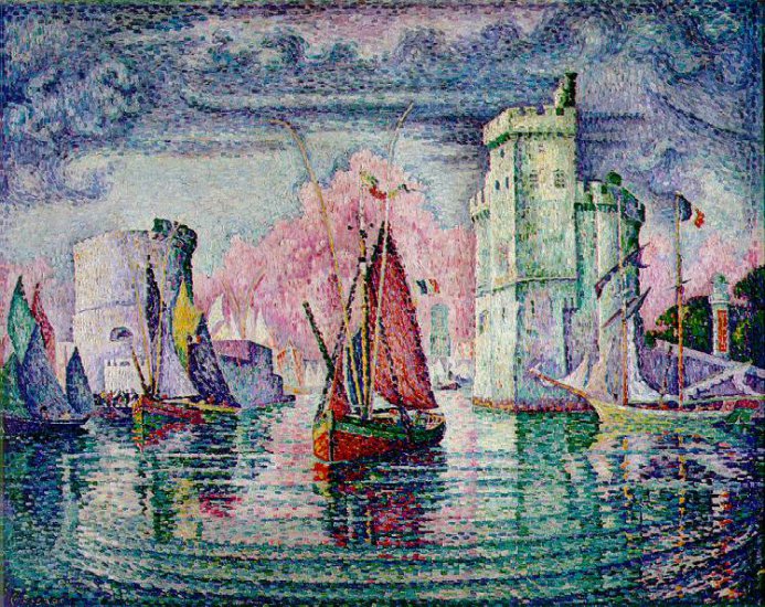 Signac, Paul 1863-1935 - Signac Port of La Rochelle, 1921, 130x162 cm, Muse dOrsay.jpg