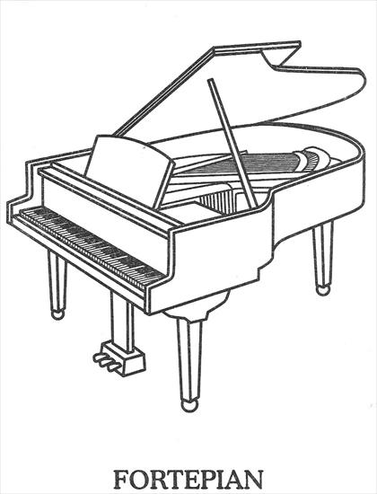Instrumenty muzyczne-czarno-białe - kolorowanki-instrumenty muzyczne 010.jpg