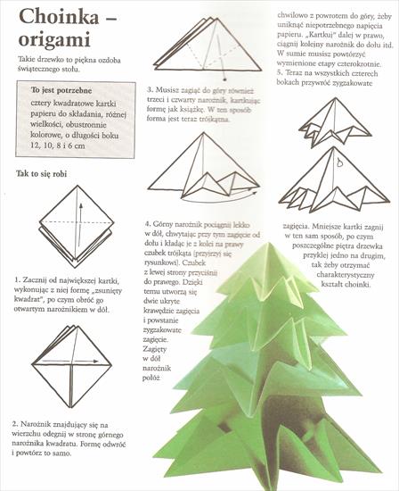 origami-kirigami i inne składanki - choinka origami.png