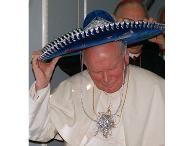 Nasz Umiłowany Papież- Jan Paweł II1 - jan221999onroutetomexicocitywb0.jpg