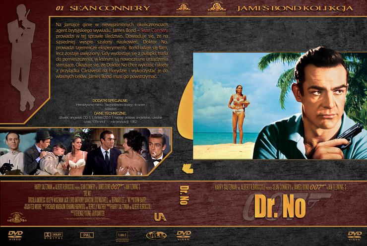 James Bond - 007 ... - James Bond A 007-01 Doktor No - Dr. No 1962.10.05 DVD PL.jpg