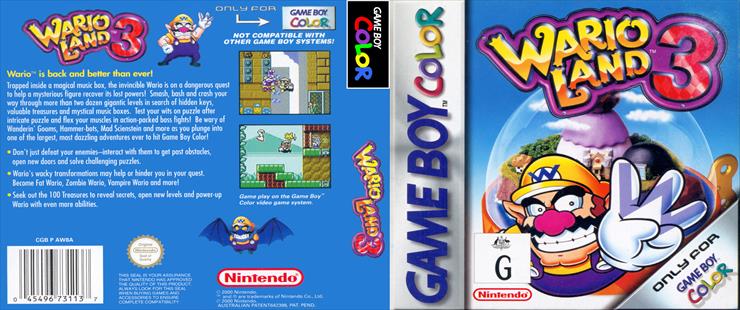 Covers Game Boy Color - Wario Land 3 Game Boy Color gbc - Cover.jpg