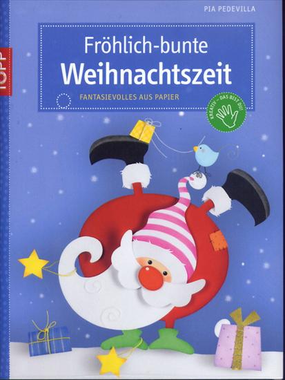czasopisma i ksiązki dekoracje z szablonami - frohlich bunte weihnachtszeit.jpg
