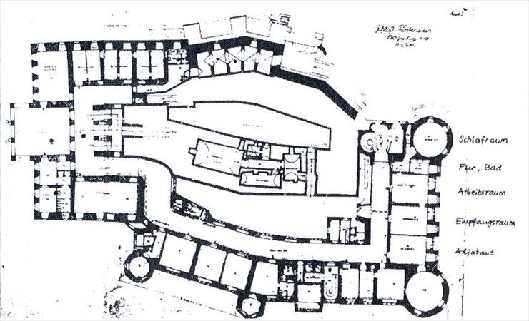 Riese - Plan podziemi zamku z naniesionym przeznaczeniem pomieszczeń.jpg