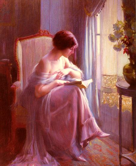Enjolras Delphin - Enjolras_Delfin_Young_Woman_Reading_By_A_Window.jpg