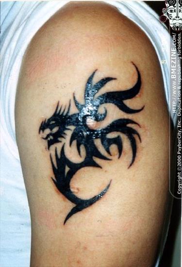 Tatuaże - tribal dragon.jpg