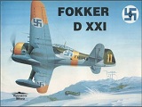 A,J,Glaas - Monografie lotnicze - Wydawnictwo Militaria 005 - Fokker D XXI.jpg