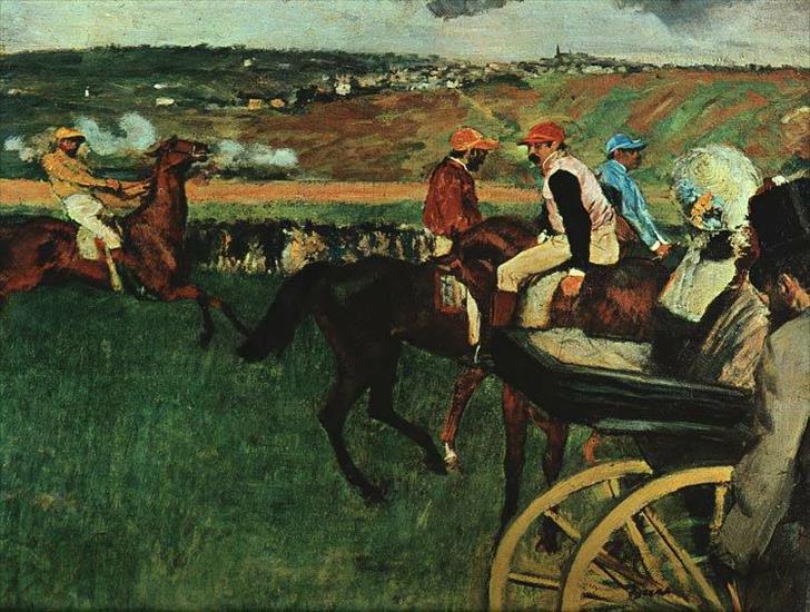 Edgar Degas - Degas Edgar -  Na wyścigach, 1877-80.jpg