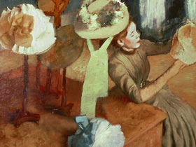 Obrazy - The Millinery Shop by Degas.jpg