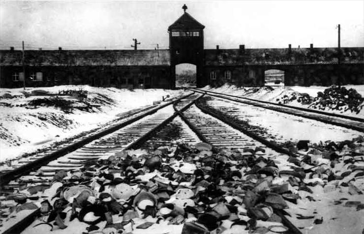 obóz - Gate Auschwitz II Birkenau.jpg