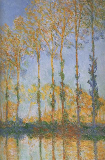 Obrazy - 189. Poplars, White and Yellow Effects 1891.jpg