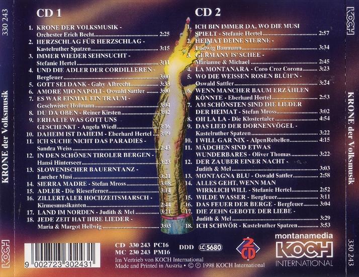 Krone der Volksmusik 1998 - CD1 - Krone der Volksmusik - 1998 - Back.jpg