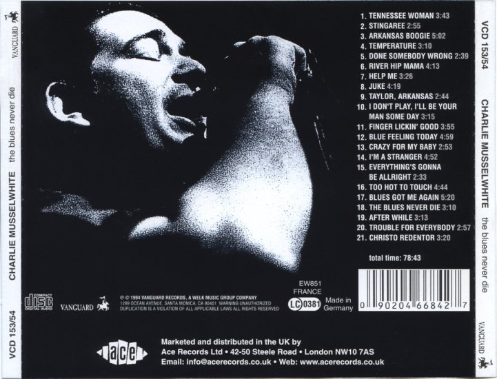 Charlie Musselwhite - The Blues Never Die 1994-320 - Back.jpg