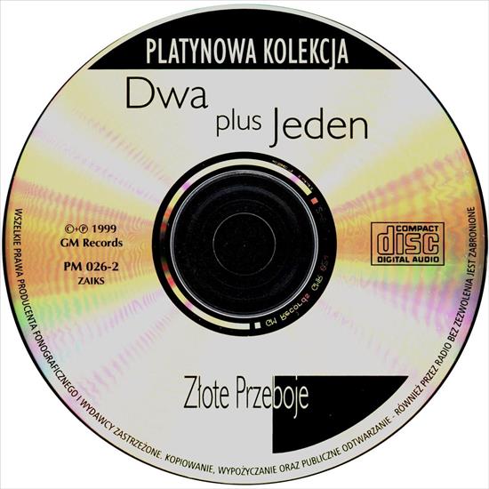 Dwa plus Jeden - Złote Przeboje 1999 - Dwa Plus Jeden - Złote Przeboje.cd.jpg