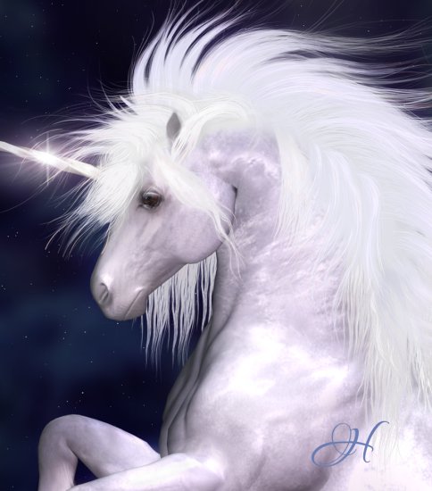 Konie,jednorożce i koniki - Winter_Unicorn_by_SuliannH.png