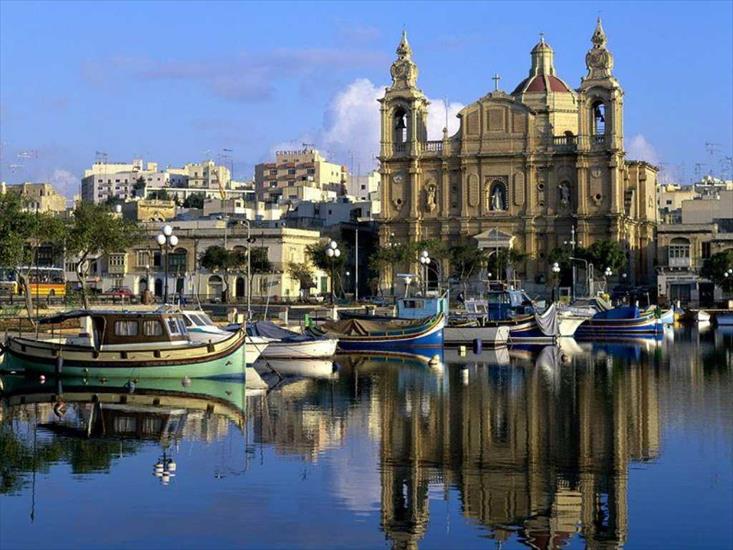 Tapety - Malta - widok z przystani  Msida.jpg