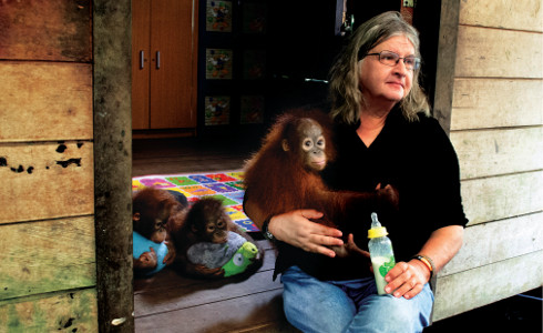 Birute Galdikas - badaczka zajmująca się ochroną orangutanów - 12254-1.JPG