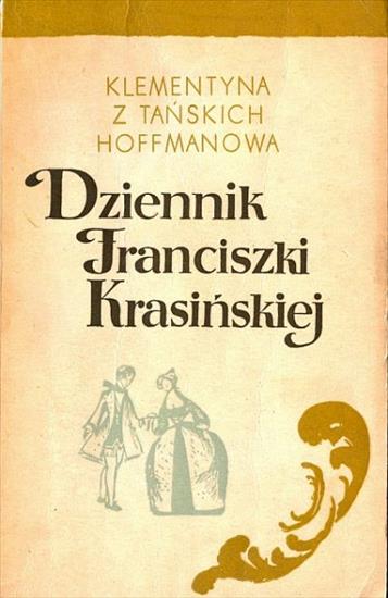 Klementyna Hoffmanowa - Dziennik Franciszki Krasińskiej - okładka książki - Państwowy Instytut Wydawniczy, 1961 rok.jpg