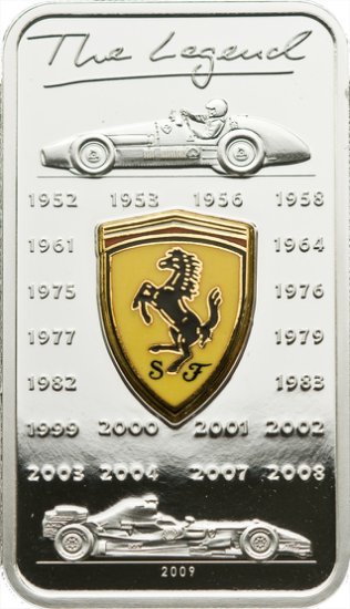 Monety Kolekcjonerskie.Unusual world coins - FerrariBig.jpg