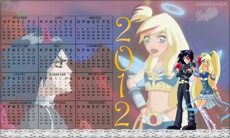 Ramki Puzzle Tabl... - aniołki i spółka kalendarz 2012.jpg