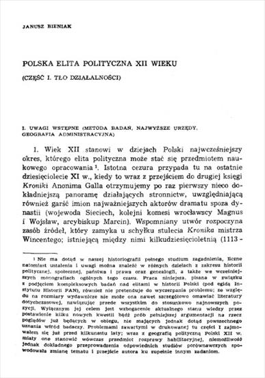 Historia Polski - Bieniak J. - Polska elita polityczna XII wieku.JPG