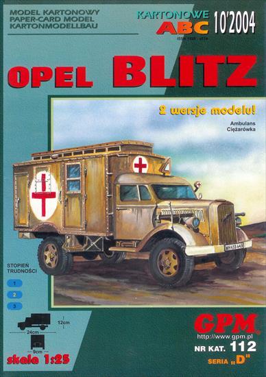 GPM 112 -  Opel Blitz niemiecki lekki samochód ciężarowy z II wojny światowej 2 wersje 3 edit. - 01.jpg