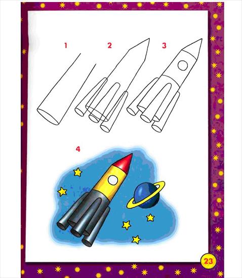 Dzieci - Kurs Rysowania - rakieta3.JPG