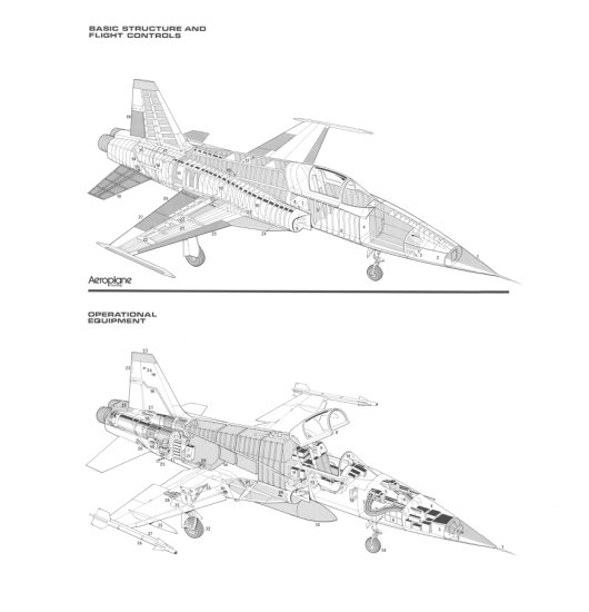 Lotnictwo rysunki - Northrop F-5A.jpg