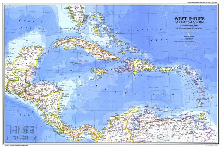Ameryka - Central America  West Indies1981.jpg