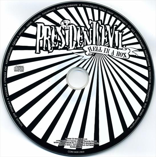 2008 Hell In A Box - President Evil - Hell In A Box CD.jpg