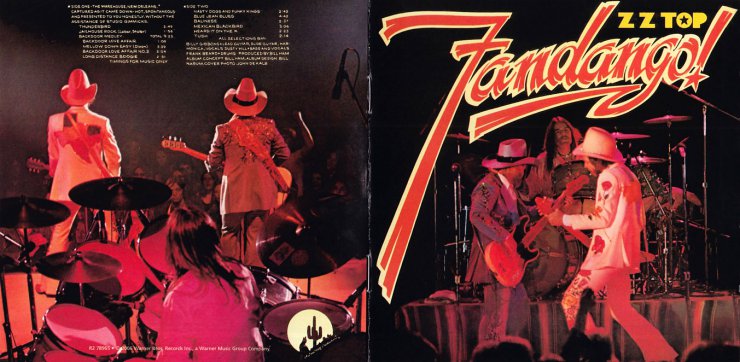 1975. ZZ Top - Fandango - ZZ Top - Fandango 1975 cover.jpg