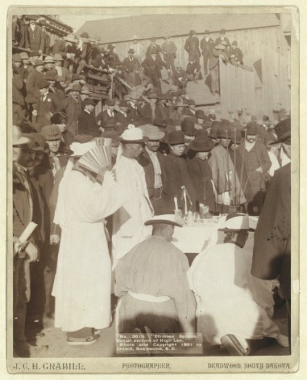 Grabill, John C. H Collection - _Chinese service._ Burial service of High Lee.jpg
